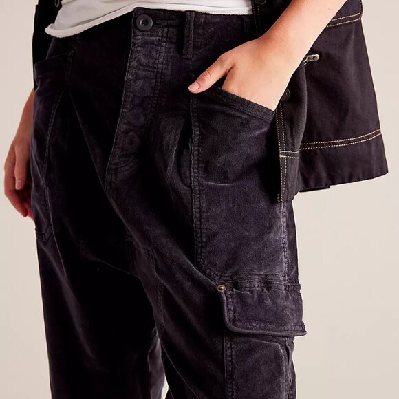 Free People Cropped Barral Pants - Picture 2 of 9